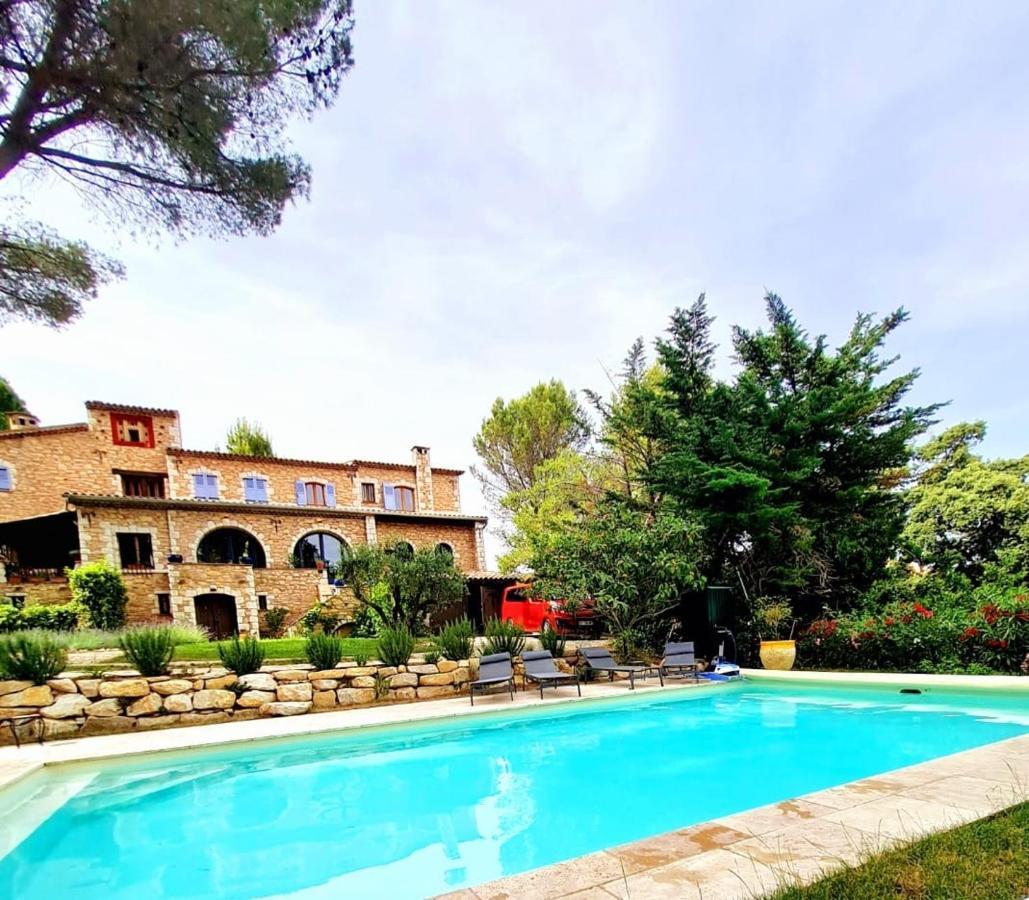 B&B Oasis Des Lavandes - Chambre Coqueliot ヴィルヌーヴ・レ・ザヴィニョン エクステリア 写真